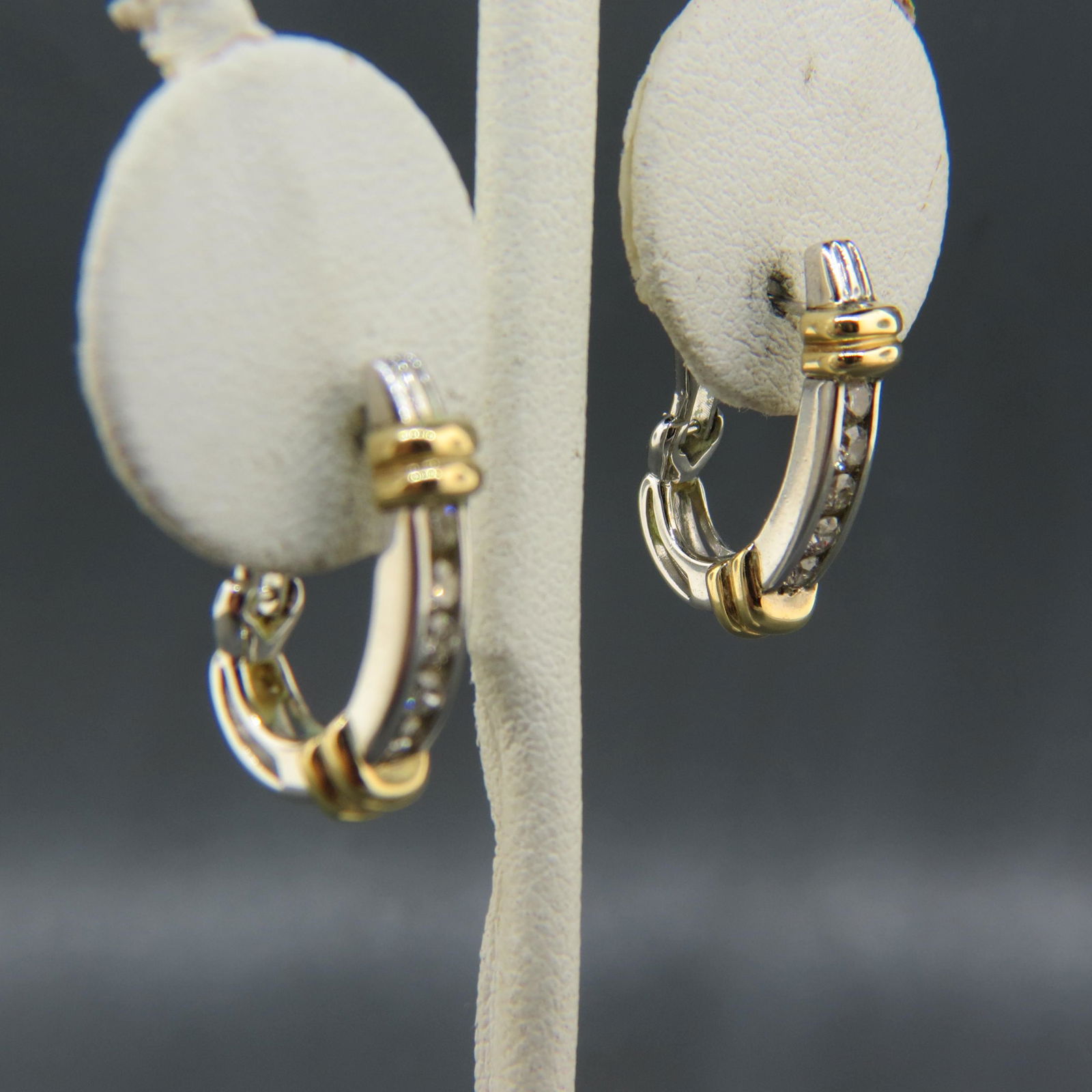 Diamond 14K Gold Earrings (1 of 8)