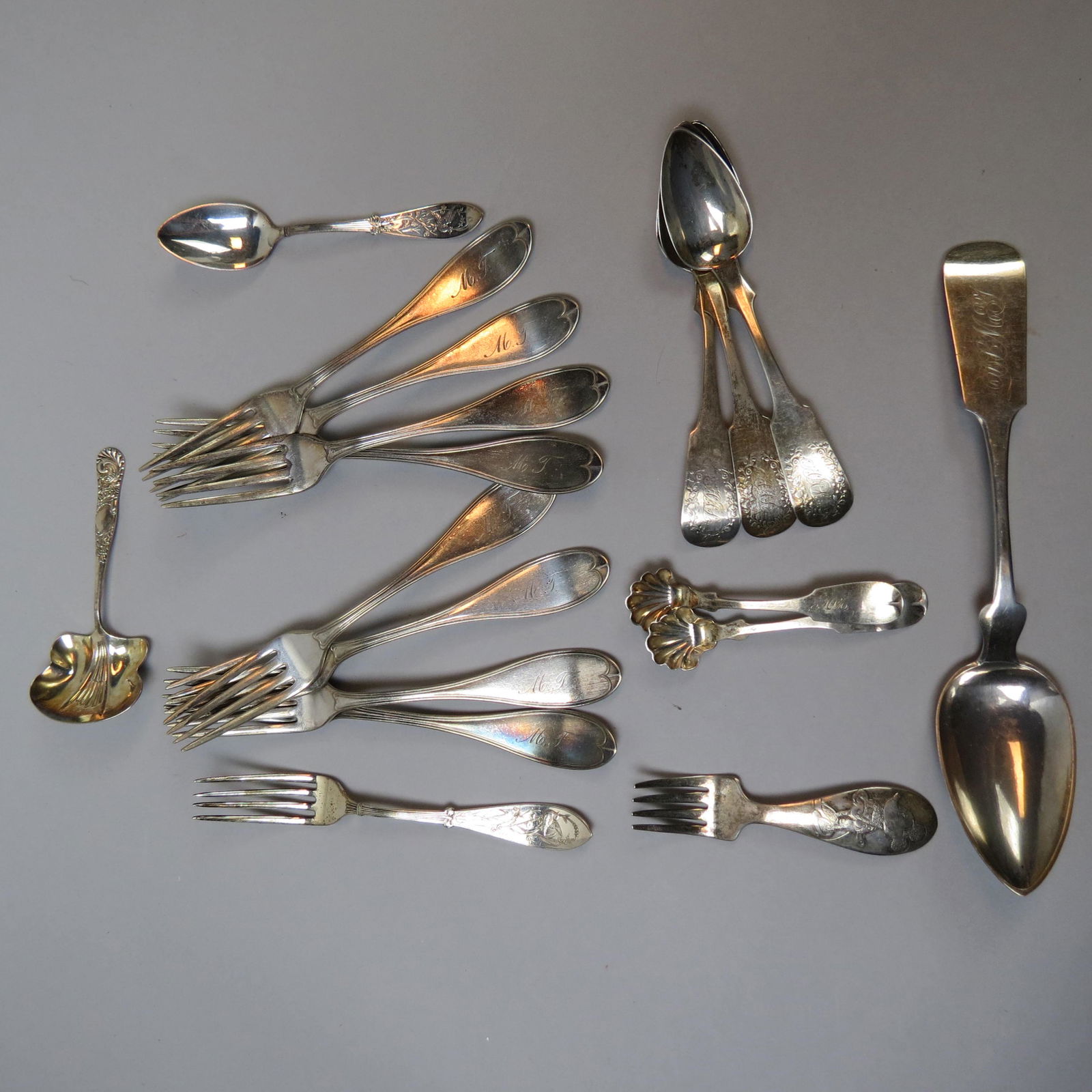 6 American Coin Silver Items & more, (1 of 5)