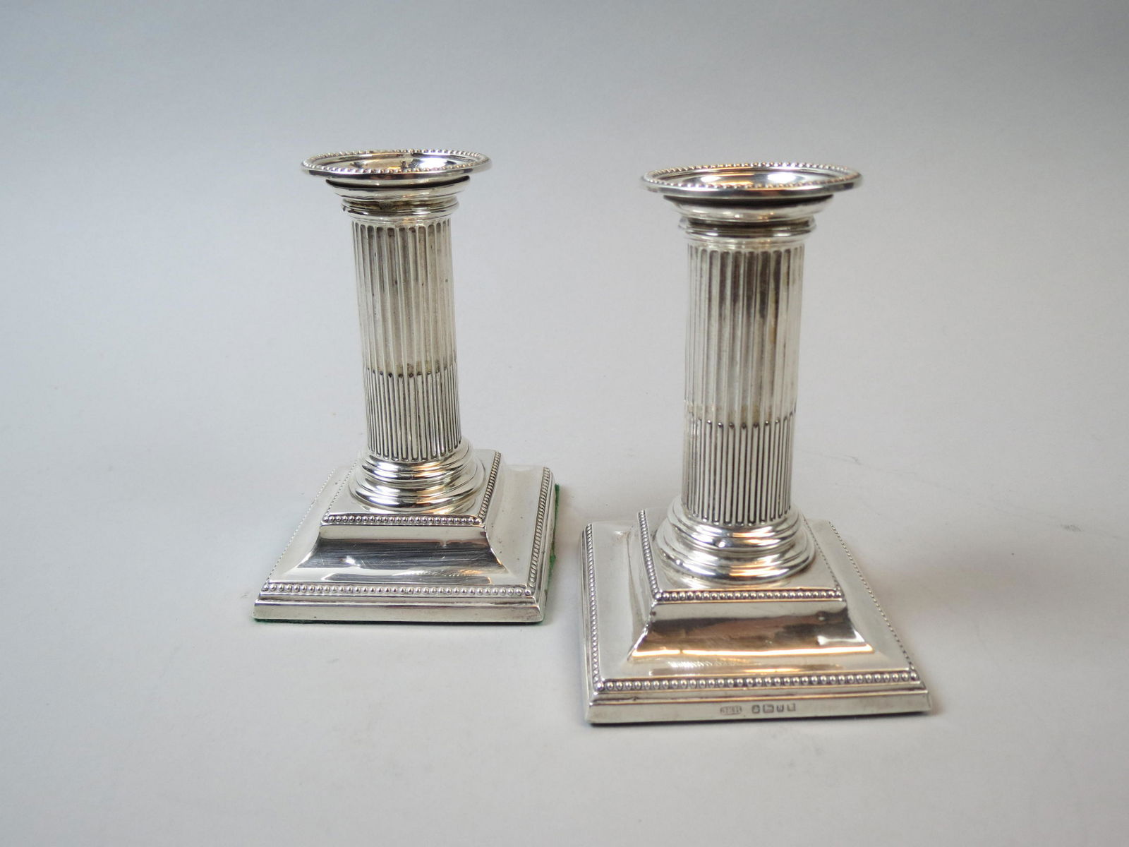 Pair of English Sterling Candlesticks (1 of 5)