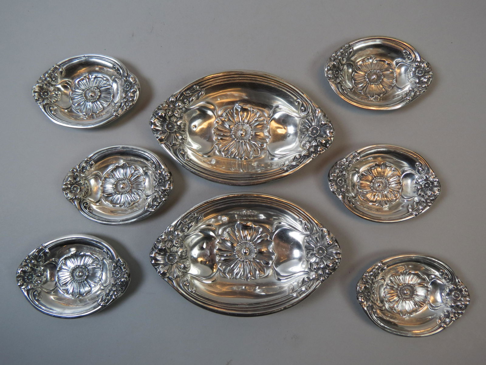 8 pcs. Sterling Silver Nut Set (1 of 5)