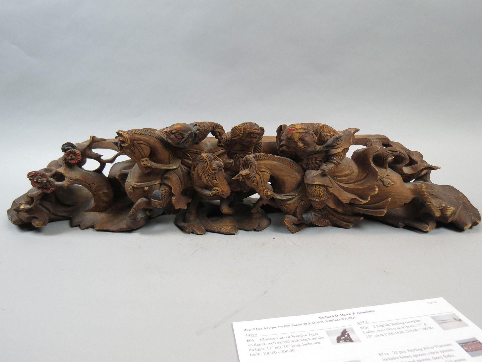 Chinese Carved Wooden Architectual Piece (1 of 6)