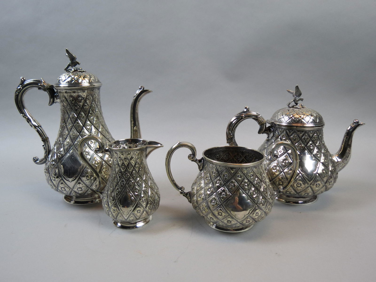 4 pc. Silverplate Tea & Coffee Service, (1 of 5)