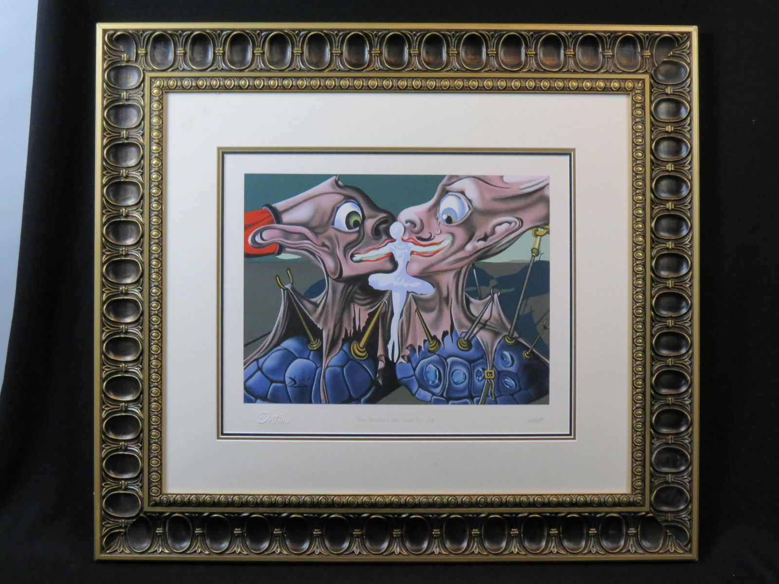 Salvador Dali, lithograph, " Two Hundred  and (1 of 7)