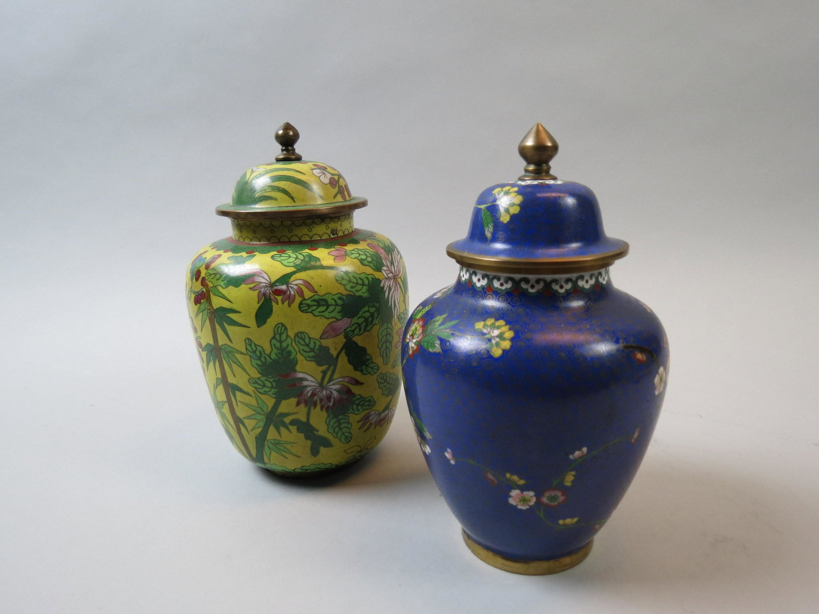 2 Chinese Cloisonne Ginger Jars (1 of 8)