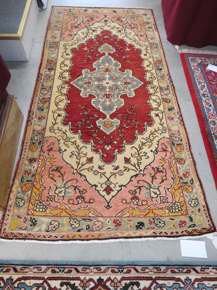 Oushak Turkish Handmade Rug, (1 of 2)