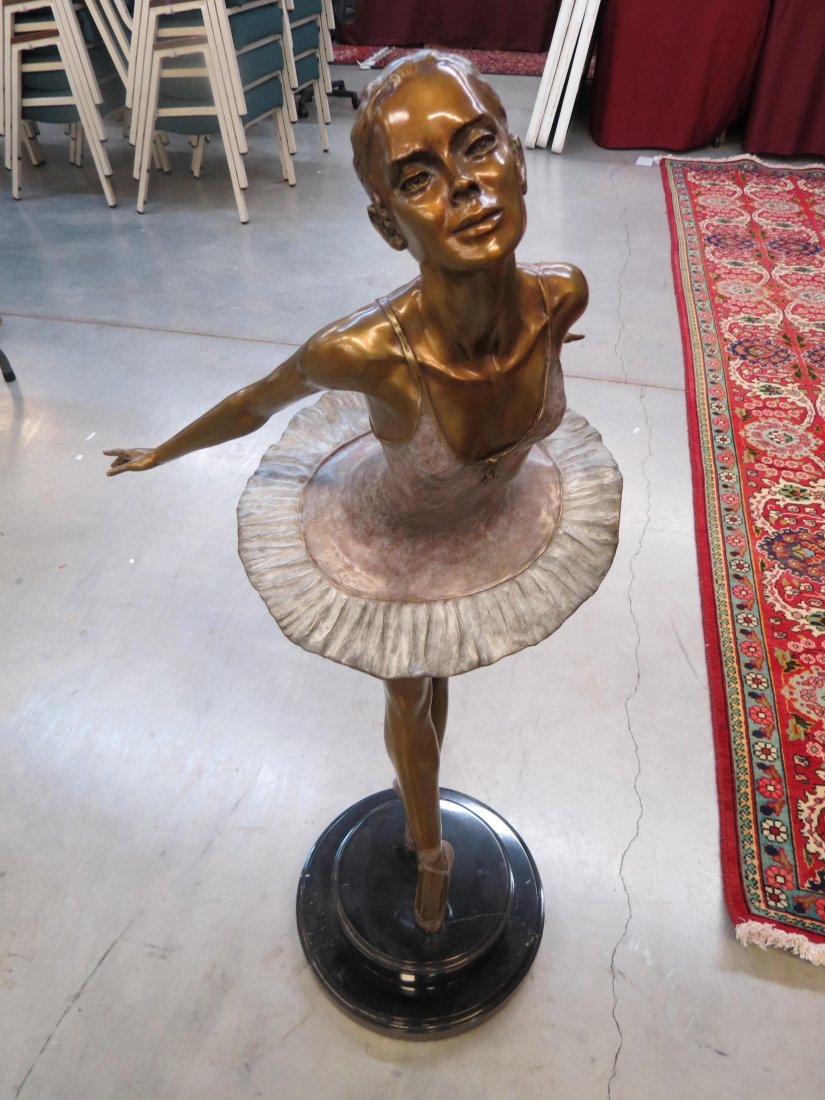 Mario Jason, bronze, "Petite Danseuse II", 43" tall, (1 of 9)