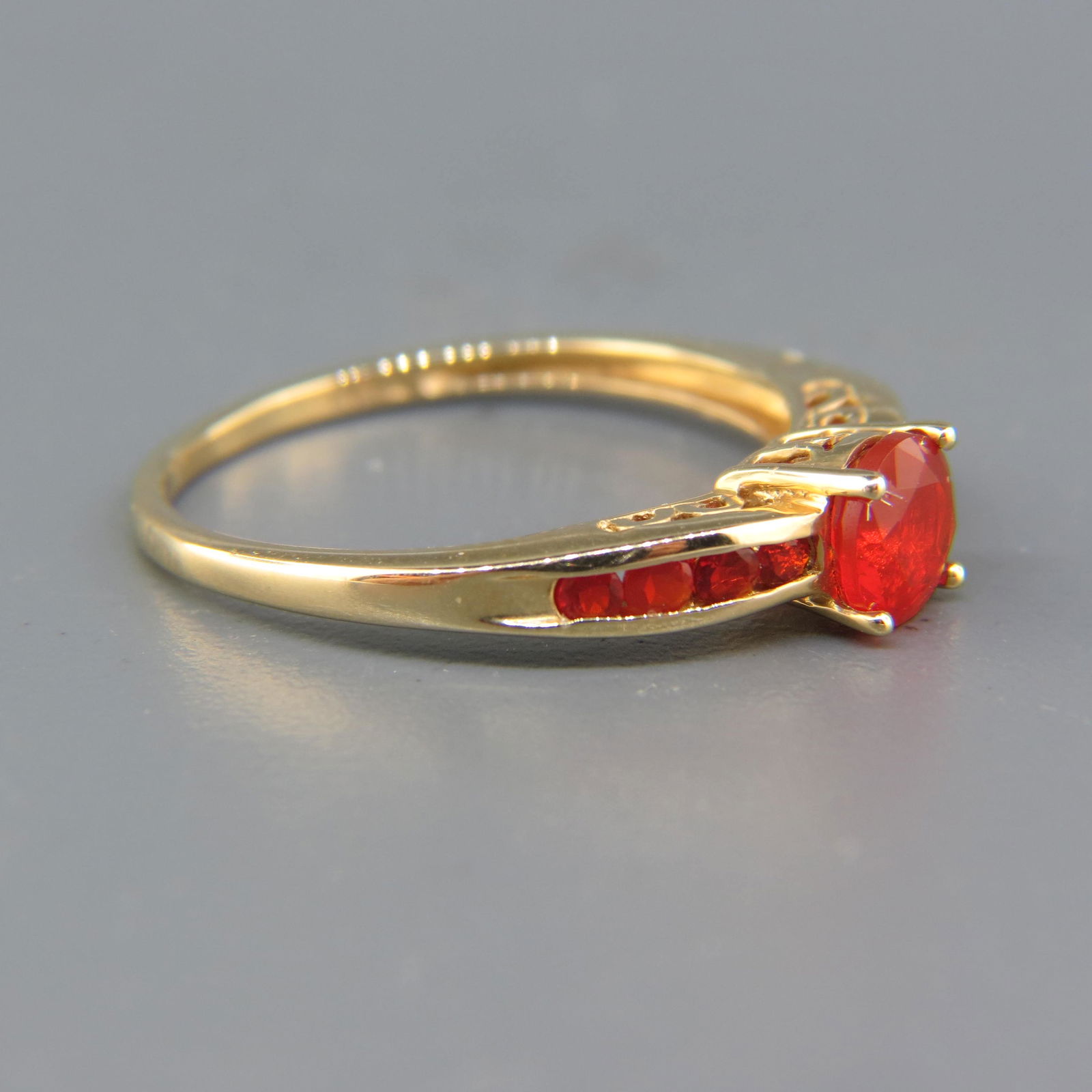 Fire Opal 14K Gold Ring (1 of 6)