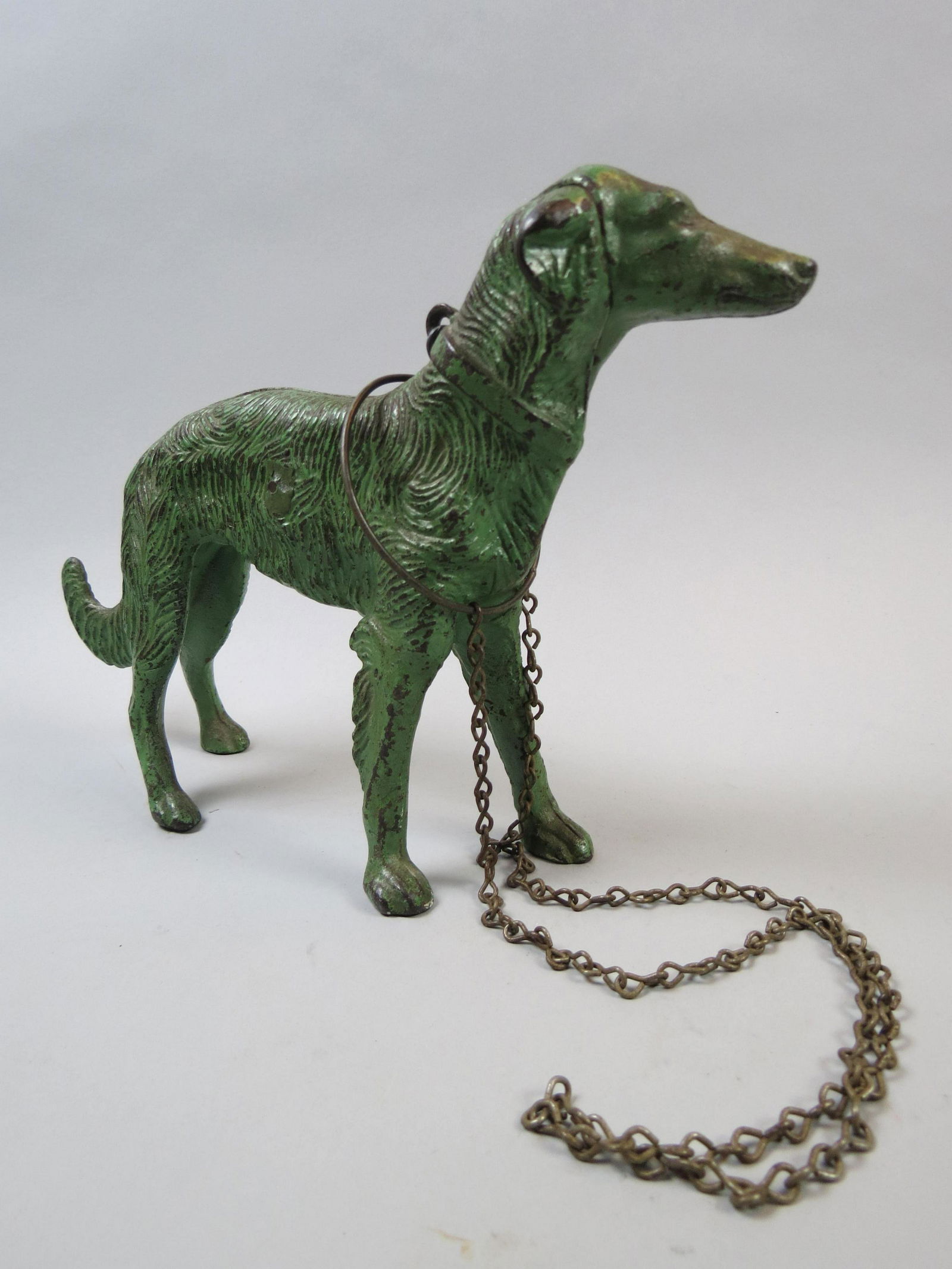 Antique Cast Iron Figural Doorstop Dog (1 of 7)