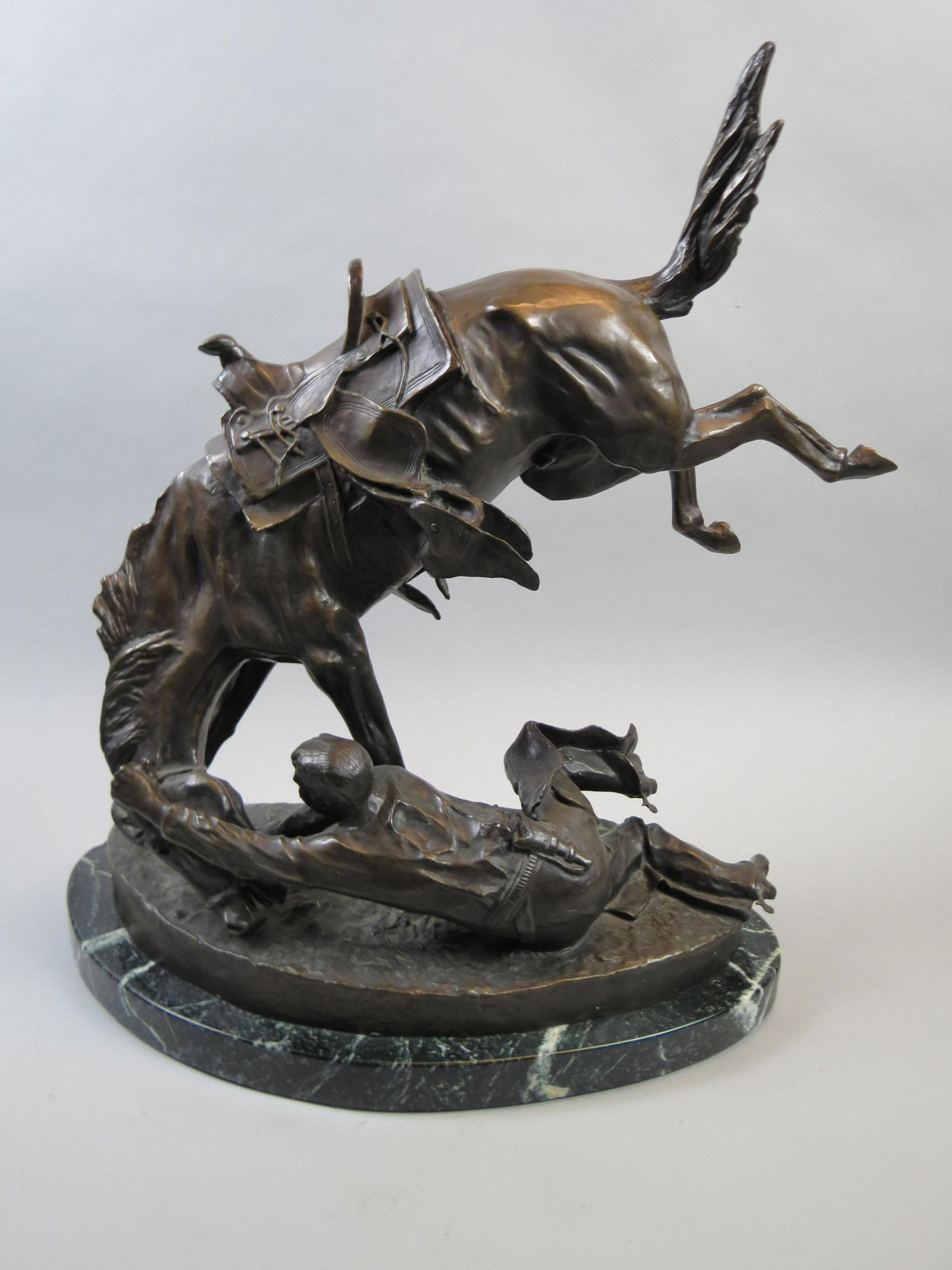 Frederic Remington, bronze, "Bucking Bronco" (1 of 9)