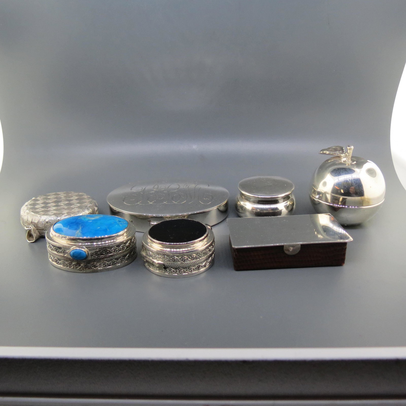 7 Sterling Silver Boxes (1 of 9)