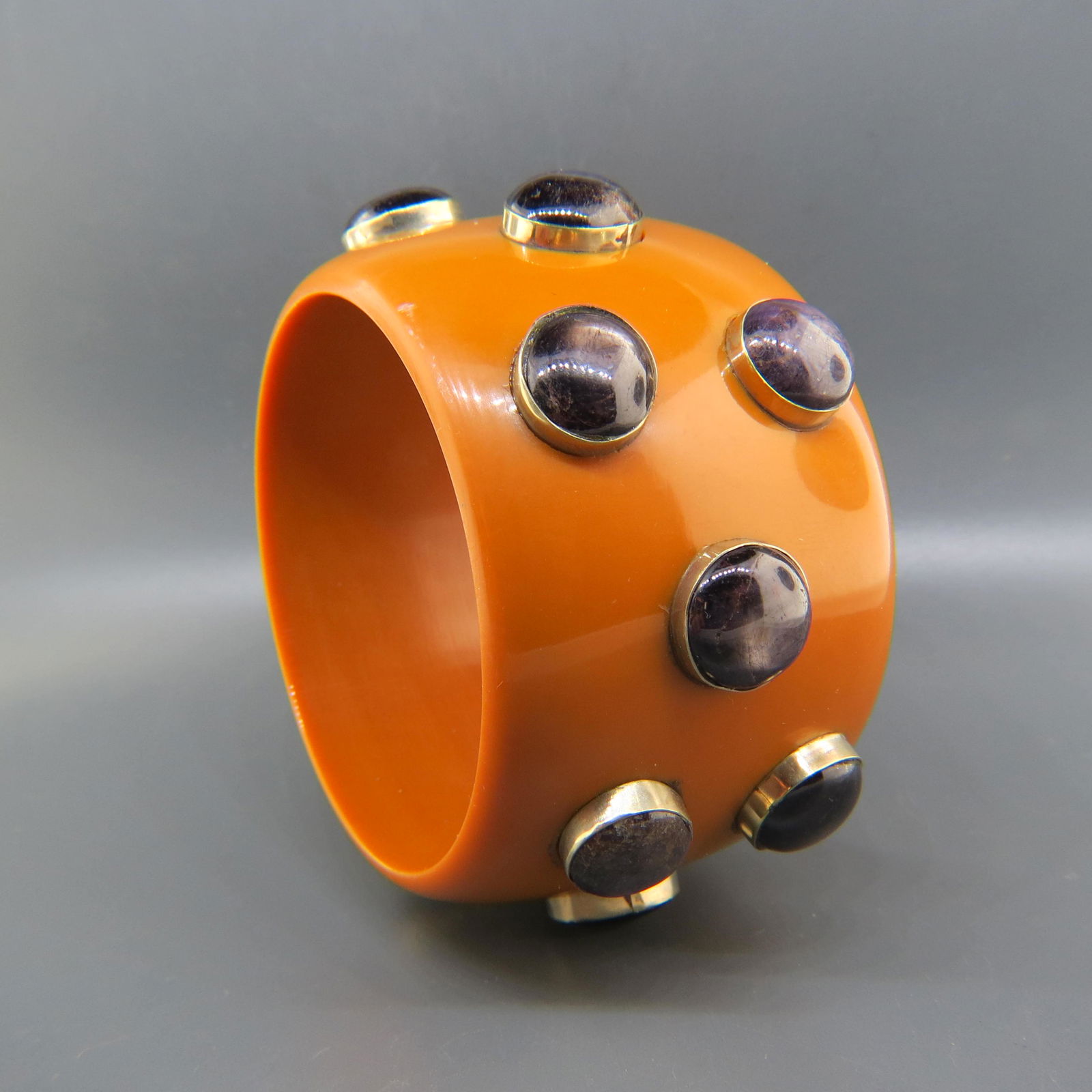 Star Ruby Set Bangle Bracelet (1 of 3)