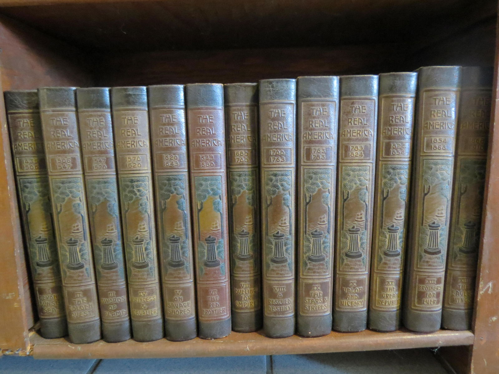 13 Volumes "The Real America" 1910. (1 of 3)