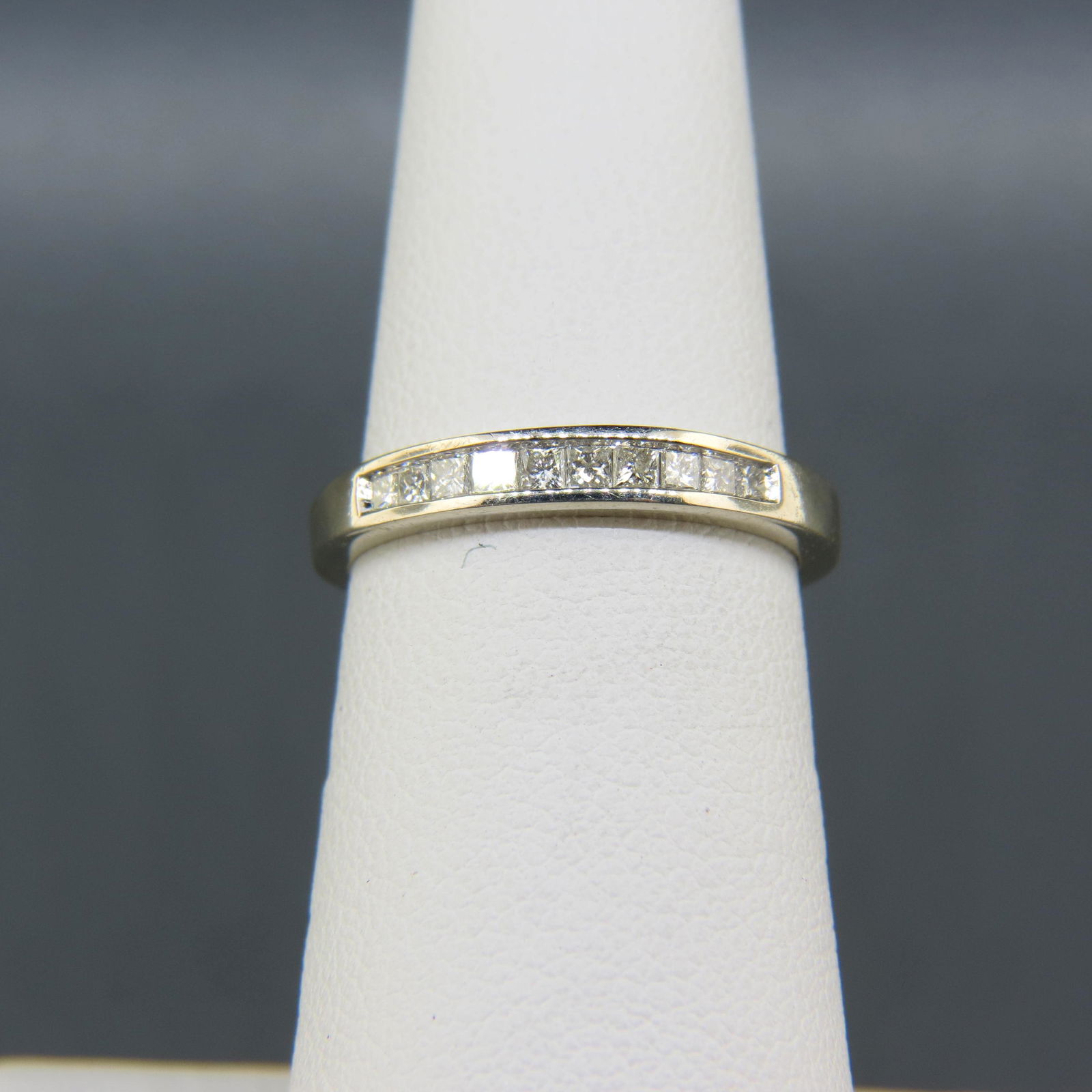 Diamond 14K White Gold Band (1 of 7)