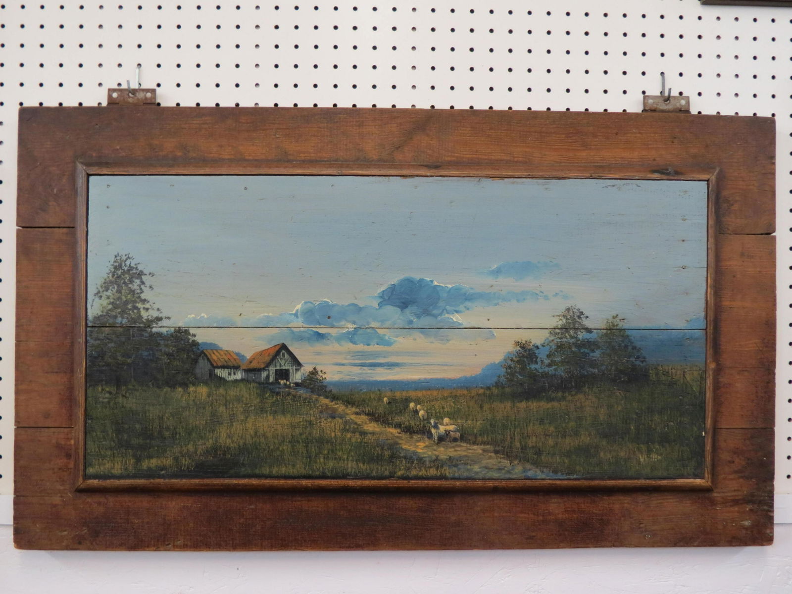 Whistler, oil, landscape with livestock & farm (1 of 6)