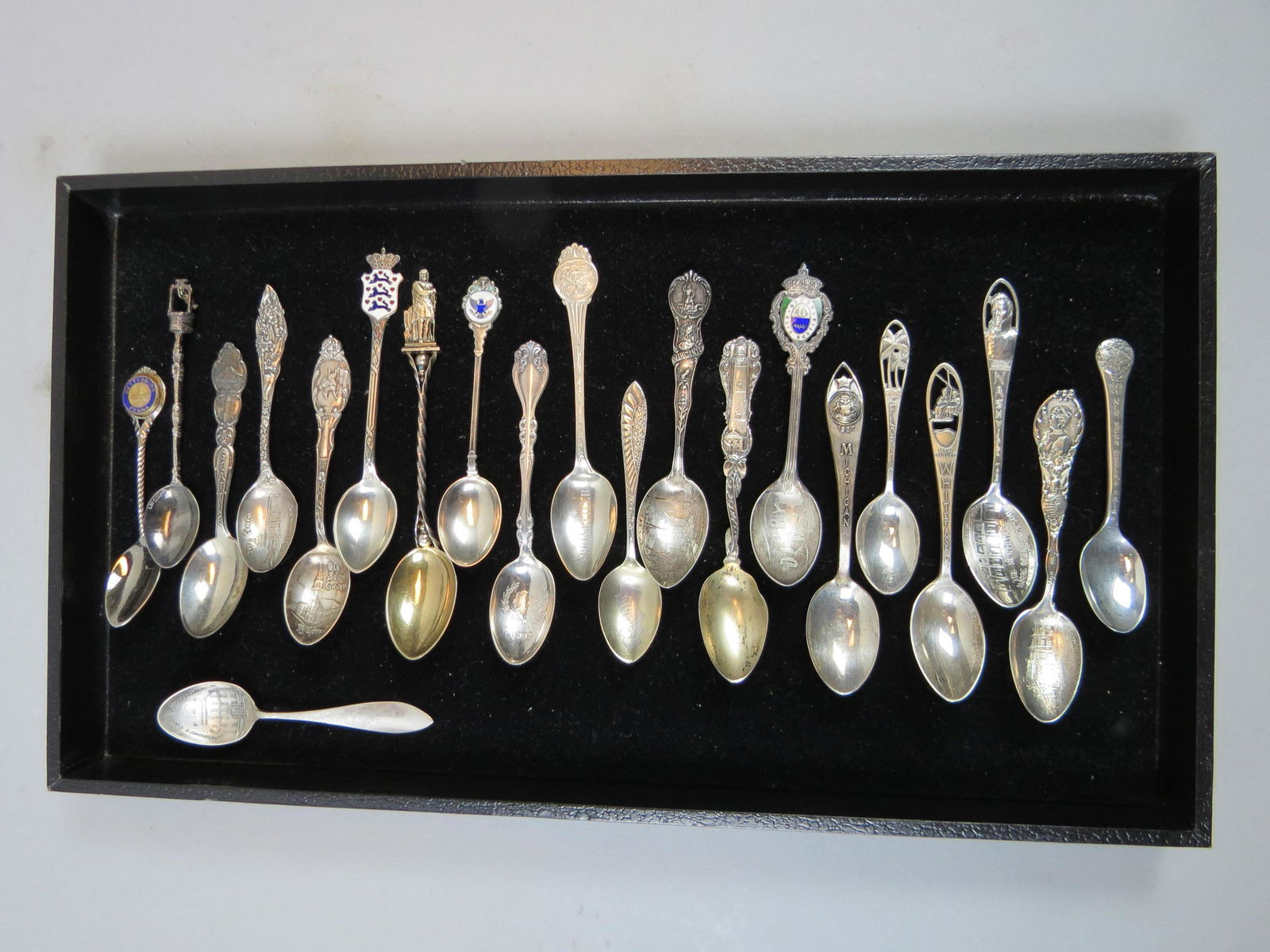 21 Sterling Silver Souvenir Spoons (1 of 5)