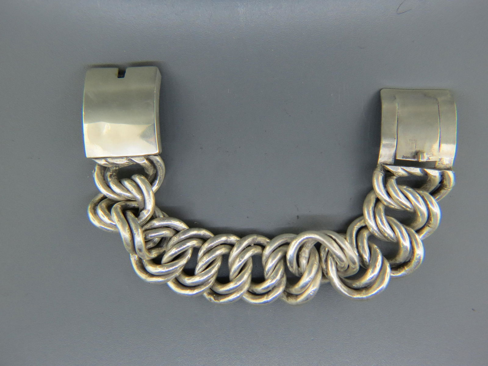 Man's Sterling Silver Heavy Bracelet (1 of 5)