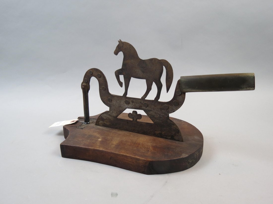 Antique Figural Horse Tobacco Cutter, (1 of 5)