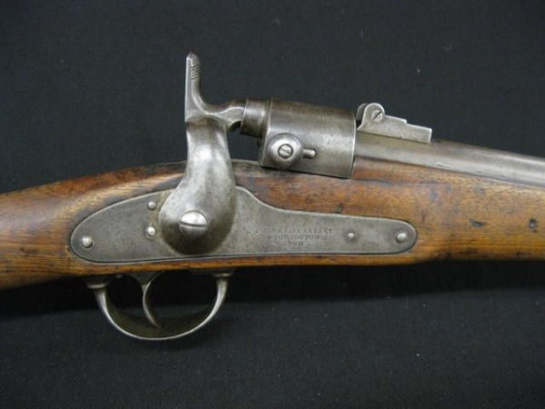 Joslyn Carbine M1864-52 Cal., marked Joslyn Arms Co: marked Joslyn Arms Co., Stonington, Conn., serial #5466.