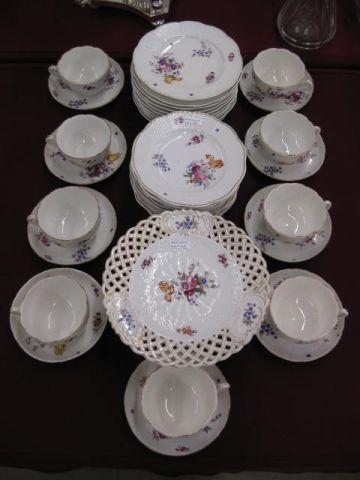 40 pc. Herend Porcelain Dessert Set, - 3