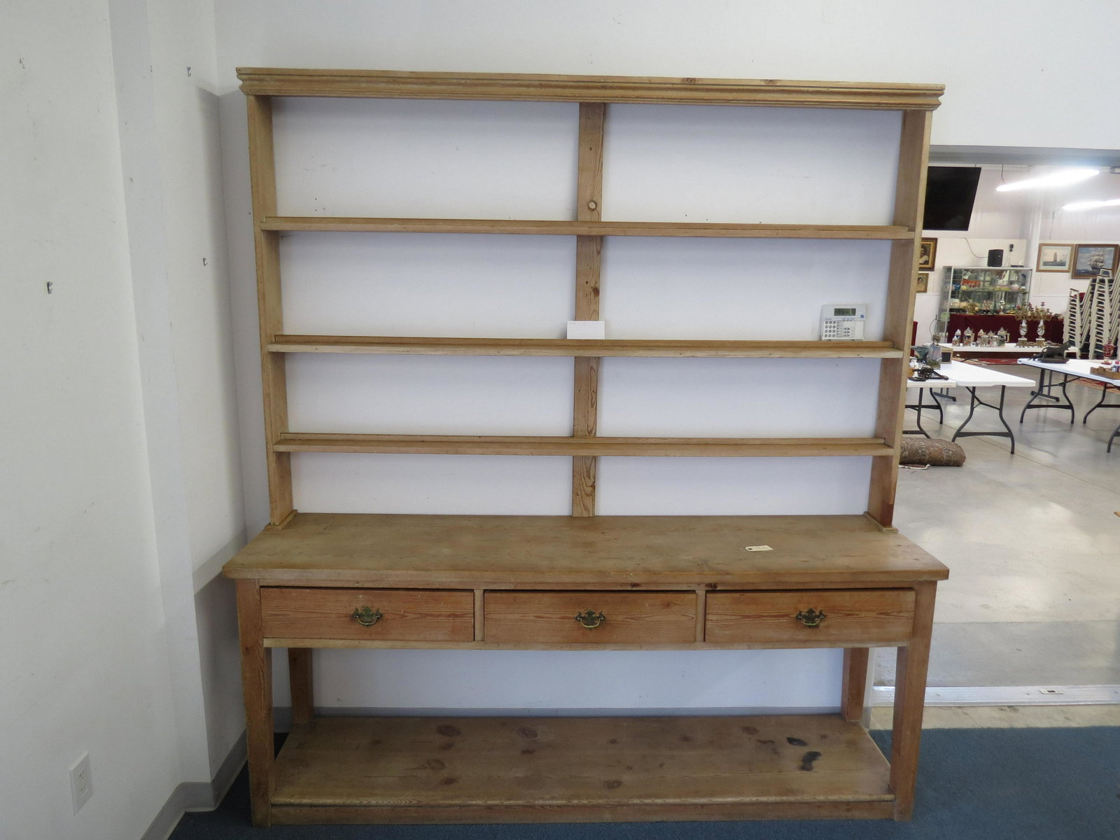 Antique Pine Welsh Cupboard, (1 of 7)