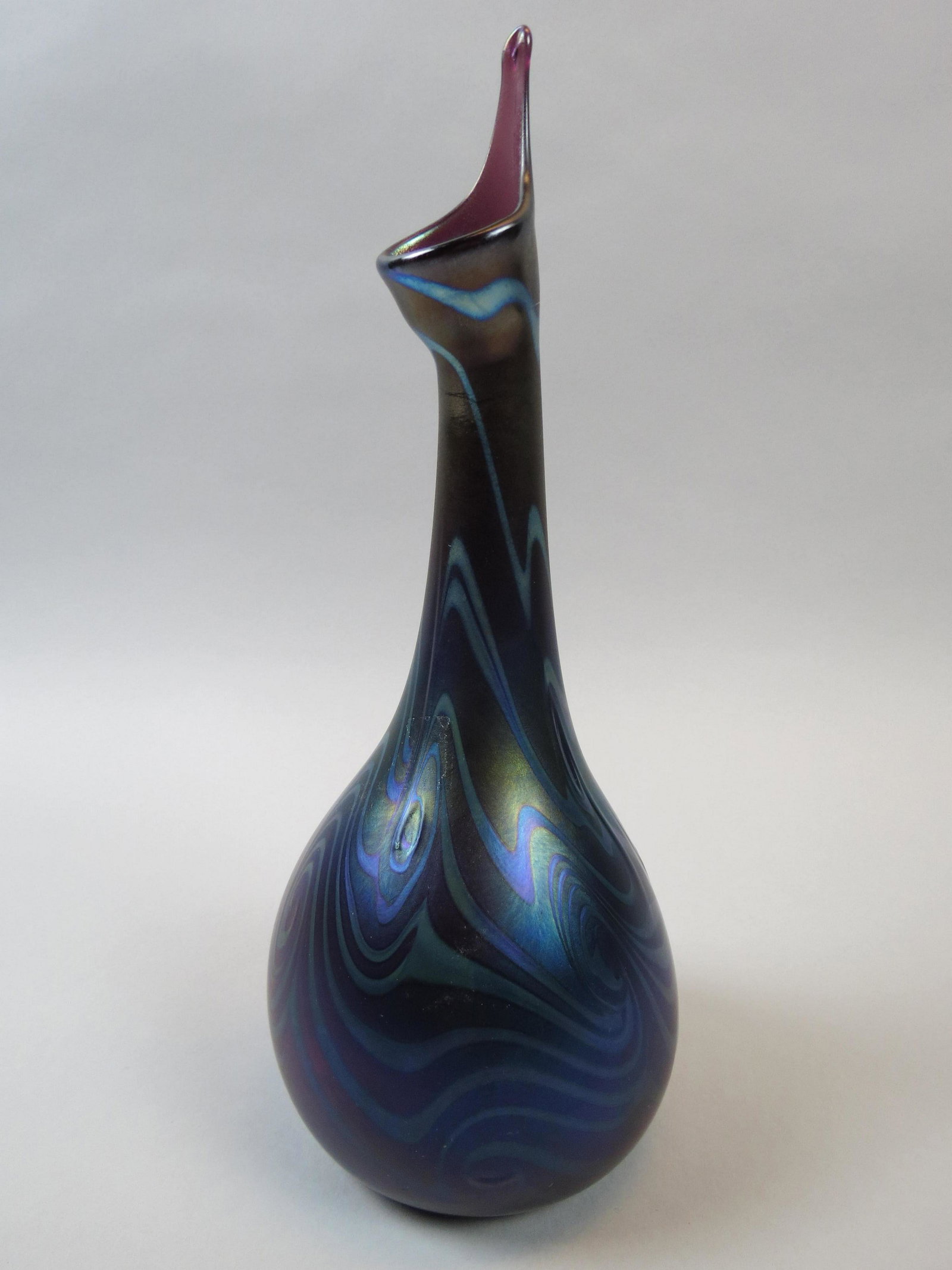 Charles Lotton Studio Art Glass Vase or Sprinkler, (1 of 9)
