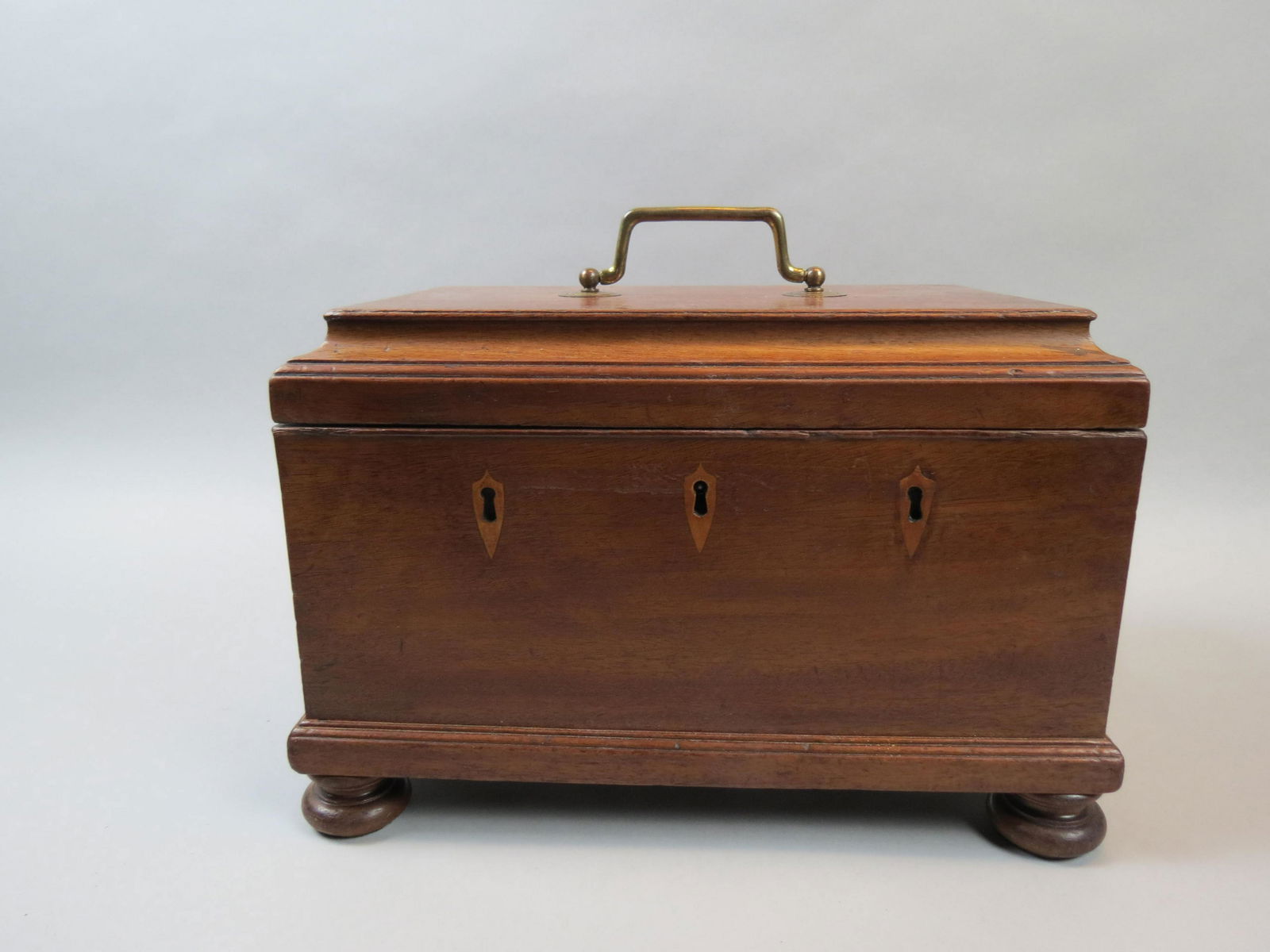 19th Century Wooden Docuument or Strong Box, (1 of 6)