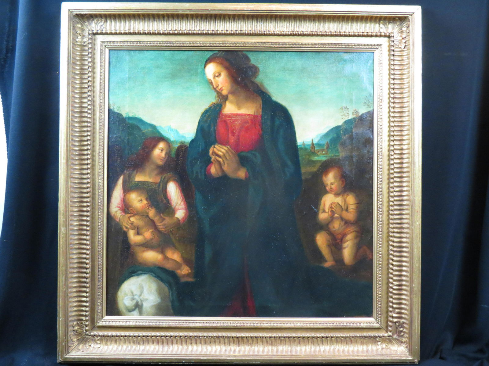 Madonna, Angel & Little St. John Adoring the Child (1 of 7)