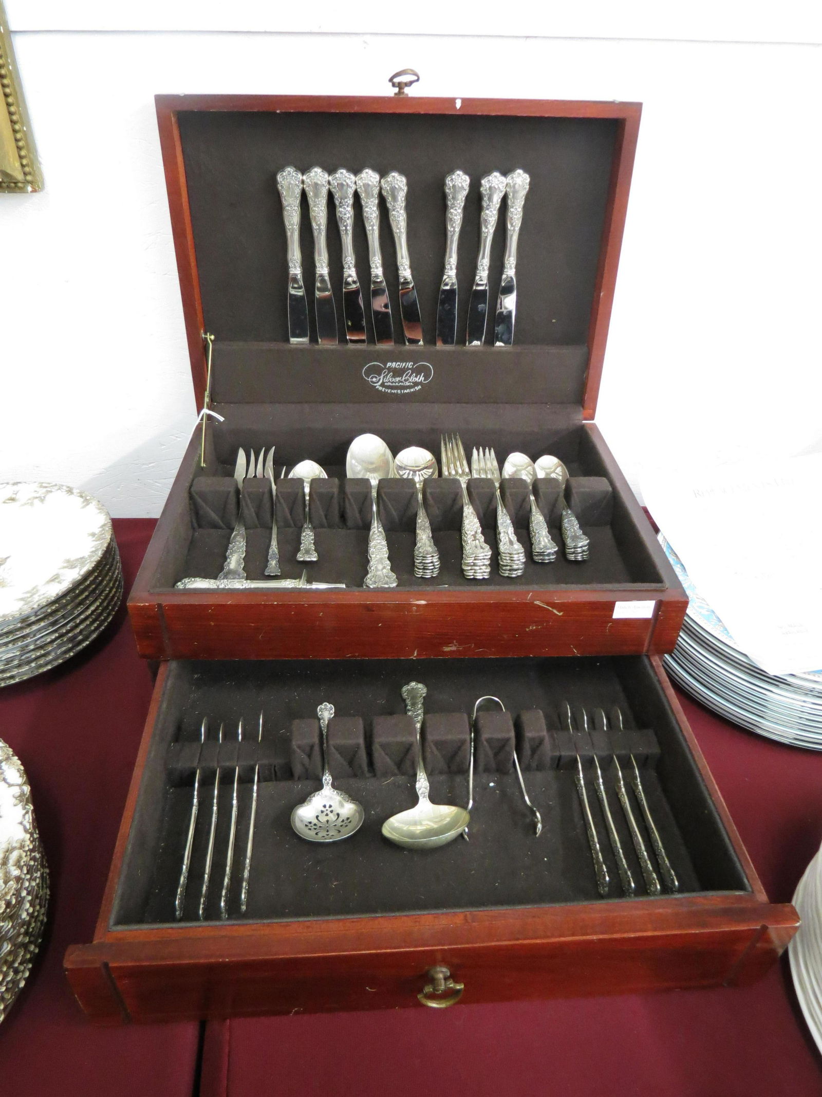 63 pc. Gorham Sterling "Buttercup" Flatware Set, (1 of 8)