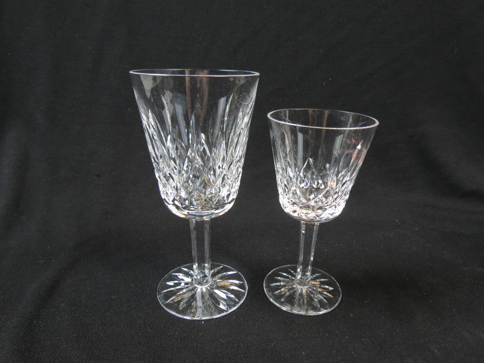 11 pcs. Waterford "Lismore" Cut Crystal Stemware, (1 of 4)