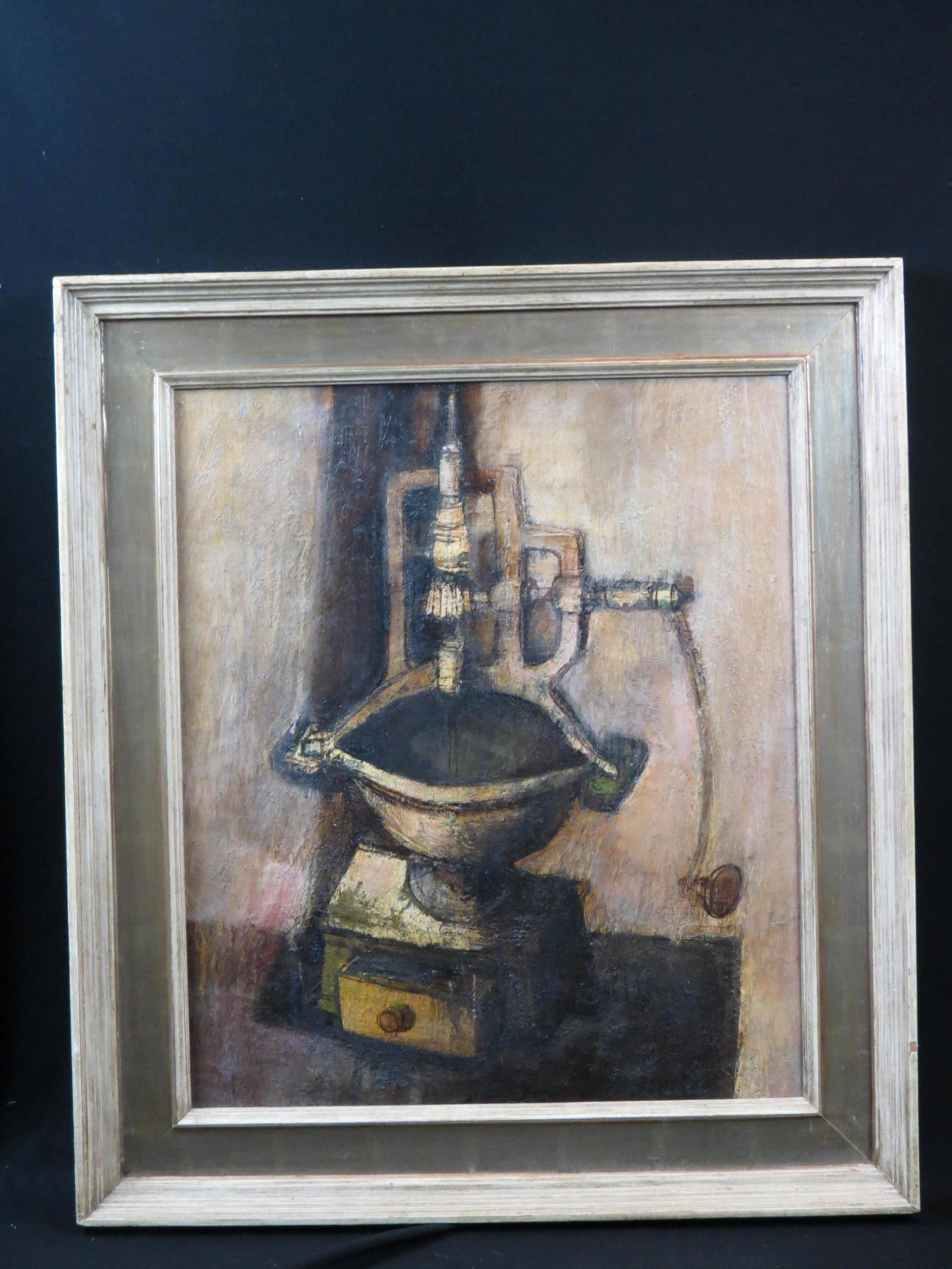 Giorgio Scaleo, oil, Still Life with Coffee Mill, (1 of 6)