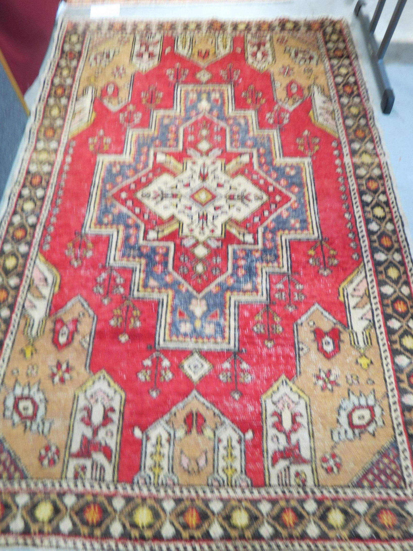 Oushak Turkish Handmade Rug, (1 of 4)