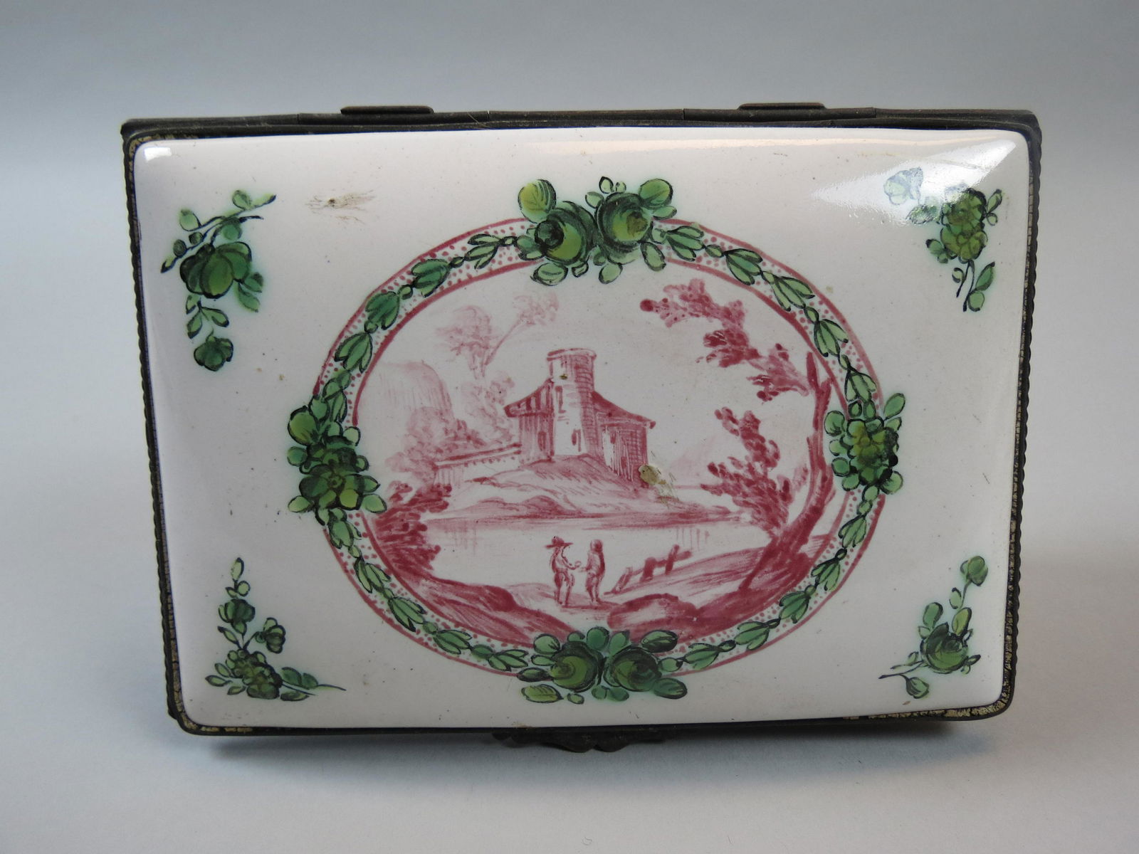 Early European Porcelain Box, (1 of 5)