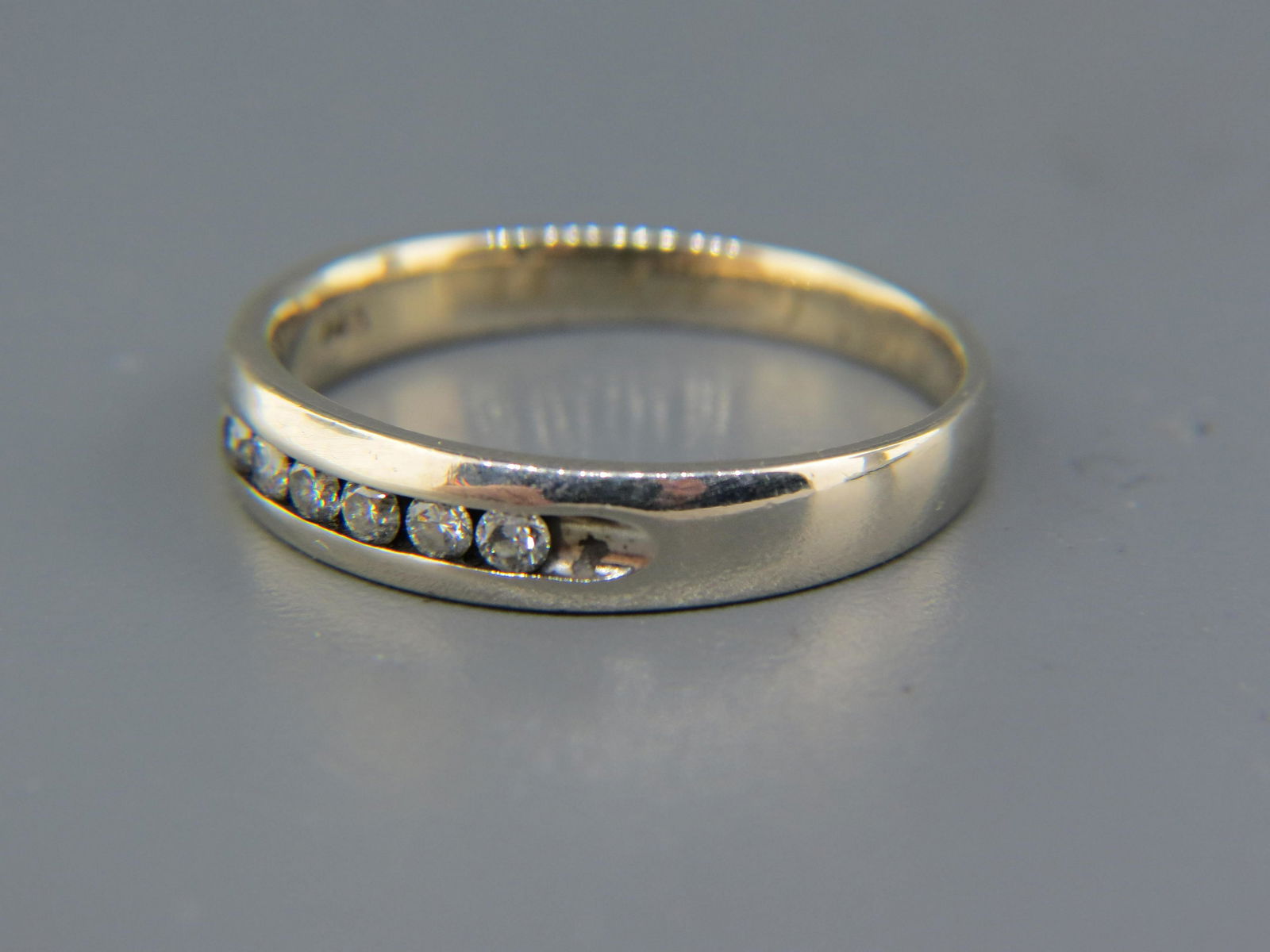 Man's 14K Gold Diamond Band, (1 of 6)