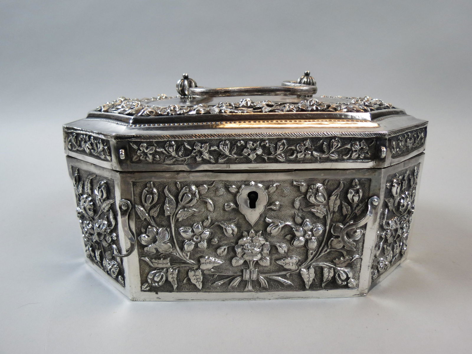 Ornate Silver Document or Strong Box, (1 of 10)