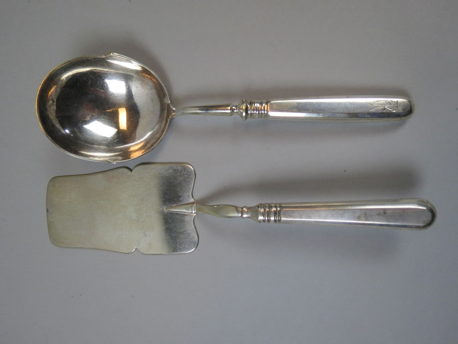 2 Russian Silver Servers, (1 of 5)