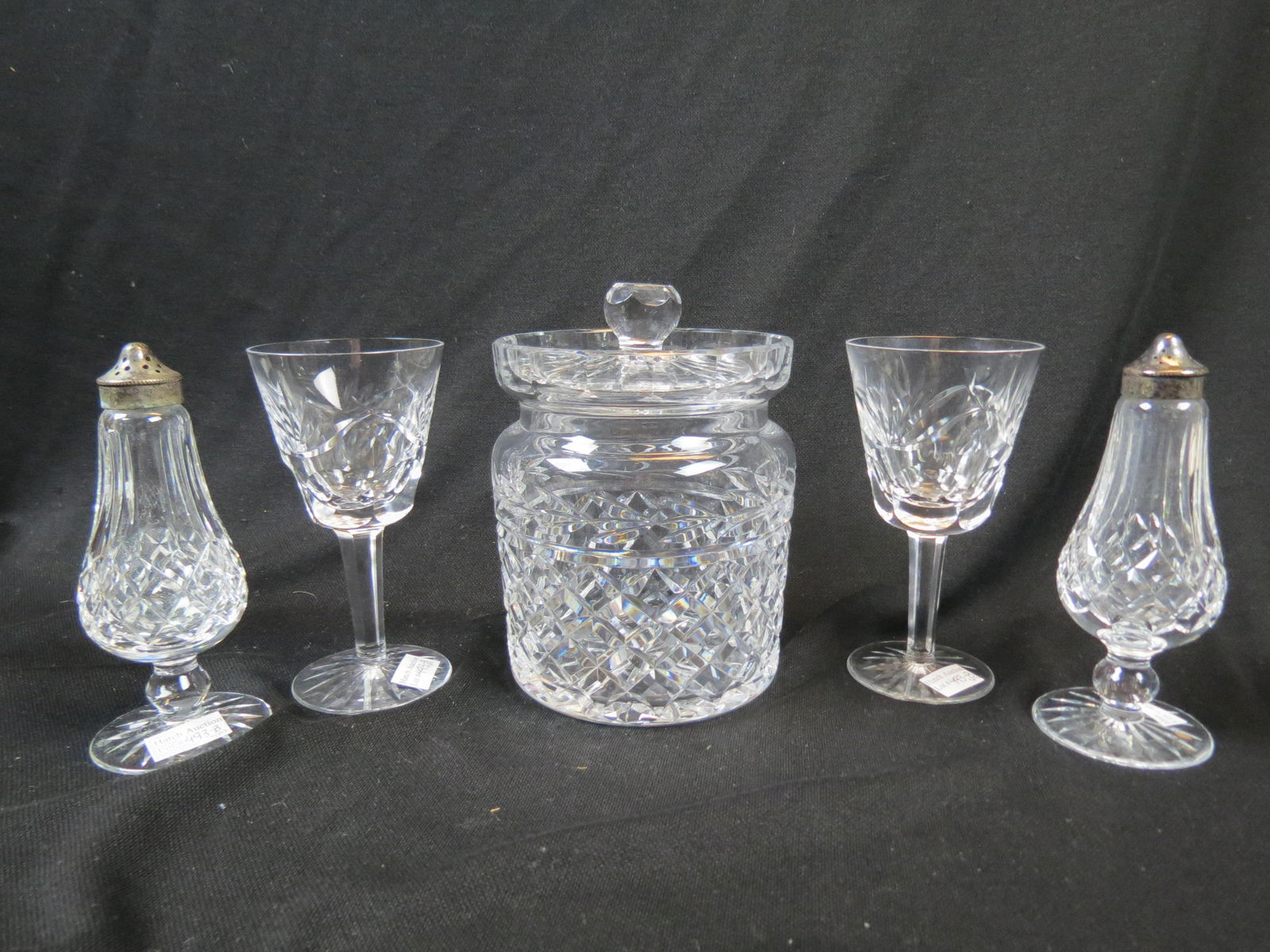 5 pcs. Waterford Cut Crystal, (1 of 4)