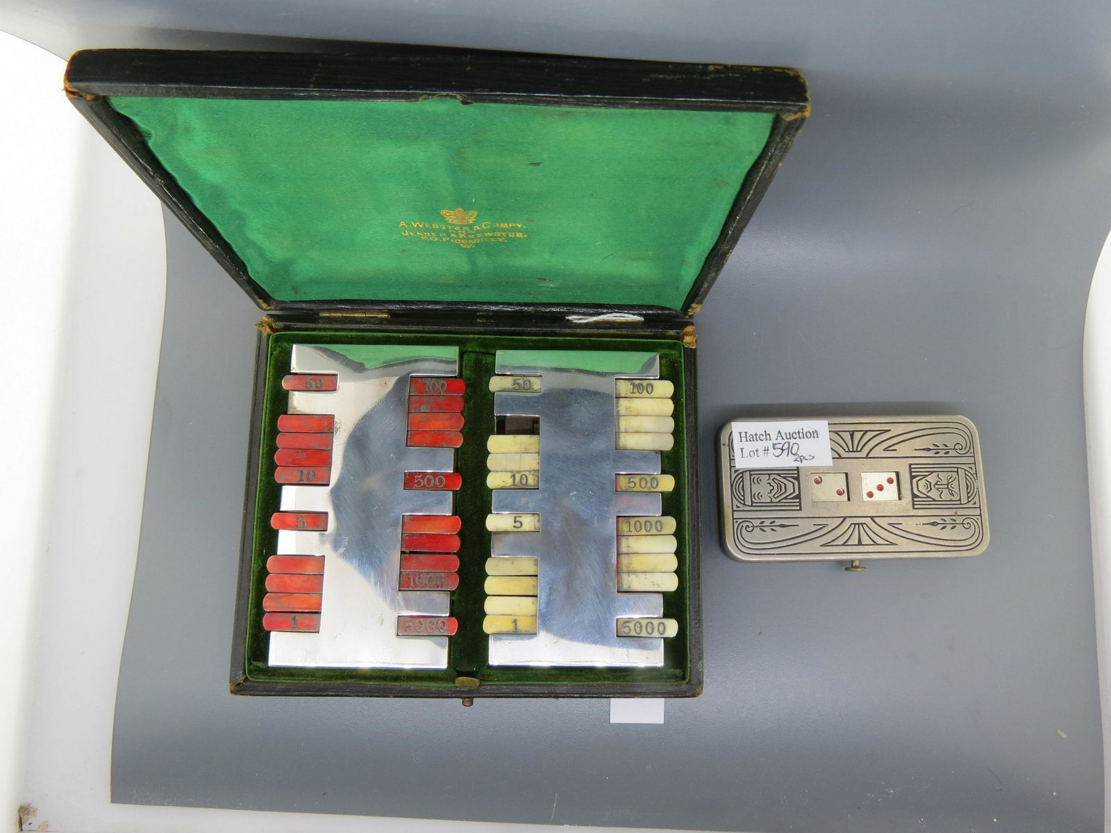 2 Card Game Counters, Bridge, (1 of 5)