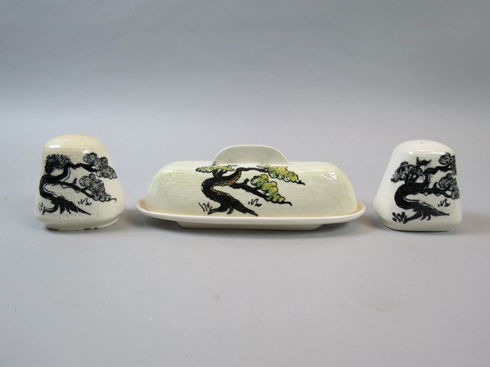 3 pcs. Blue Ridge Pottery "Ming Tree", (1 of 4)