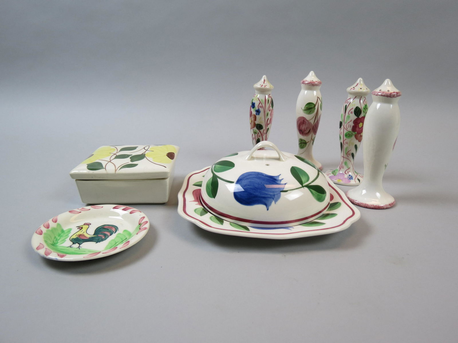 7 pcs. Blue Ridge Pottery, (1 of 5)