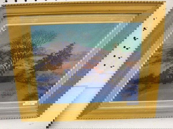 Maxfield Parrish Print "A New Day",: 1950, 8 1/2" x 11", a beauty!