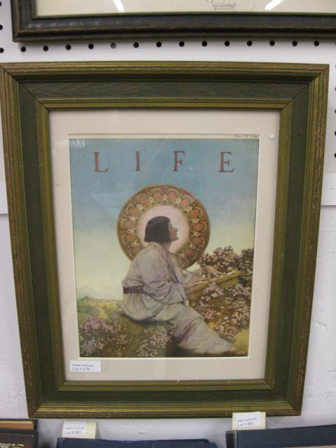 Maxfield Parrish Print, Life Magazine,: May 11, 1922, 8" x 11", mint complete.