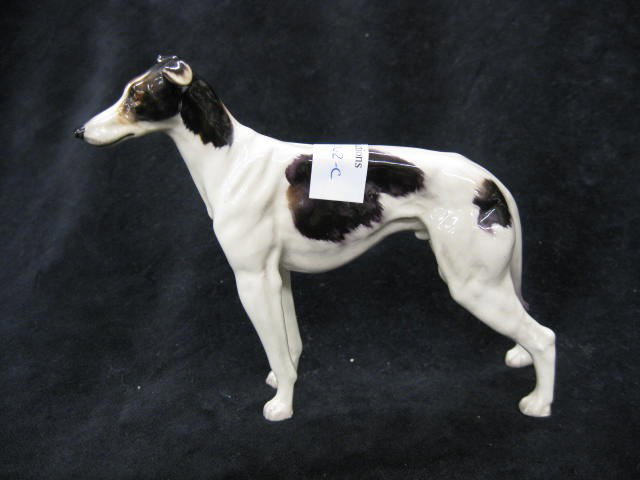 Royal Doulton Figurine of a Greyhound, HN#1077, : HN#1077, 4 1/2" tall, scarce, list $850, excellent, 1932-1955.