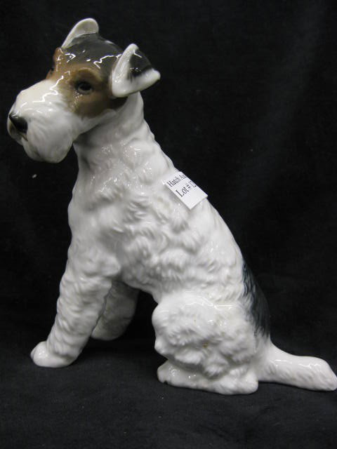 Rosenthal Porcelain Figurine of a Dog, seated, ar: seated, artist signed M.H. Fritz, 6", excellent.