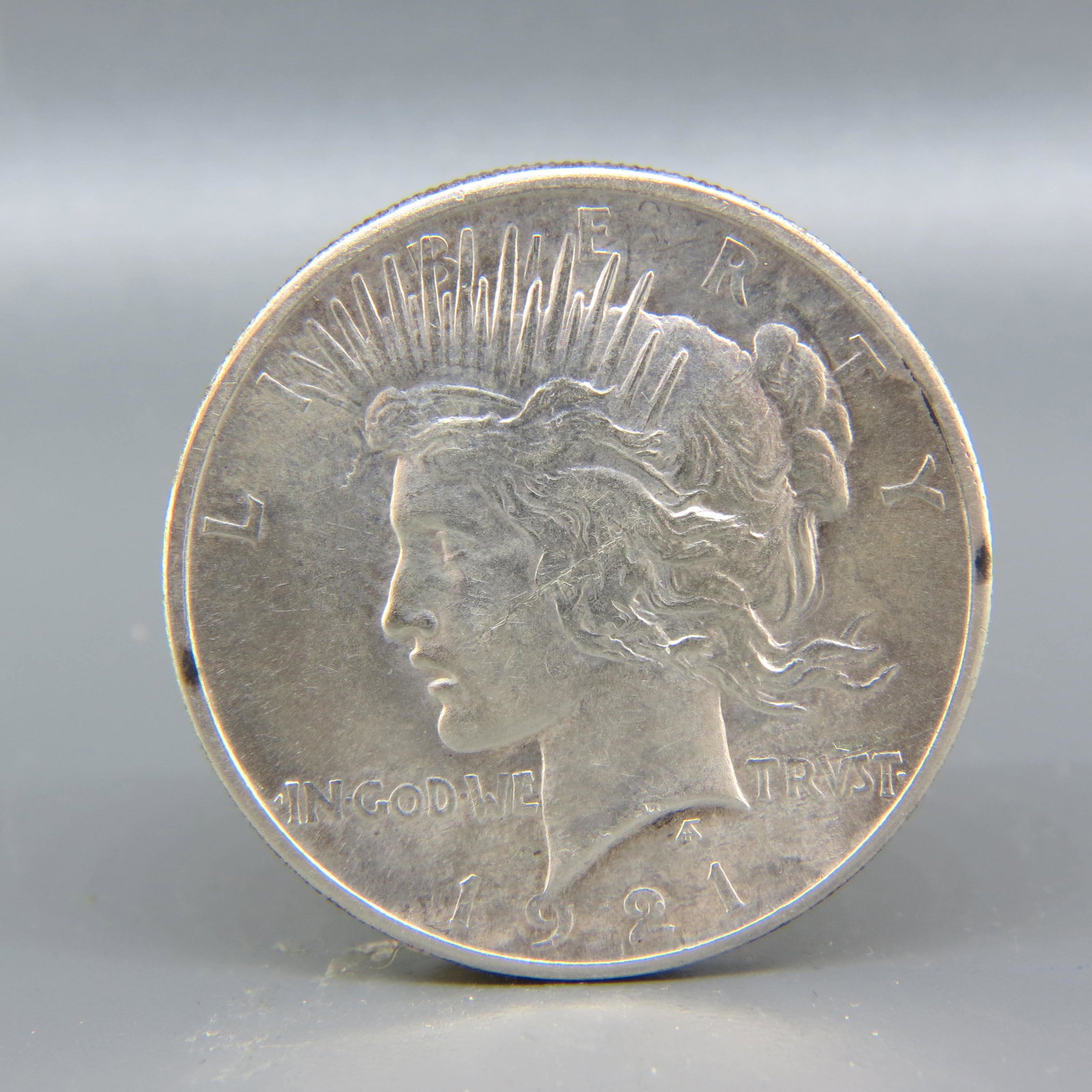 1921 Peace Silver Dollar, high relief, (1 of 2)
