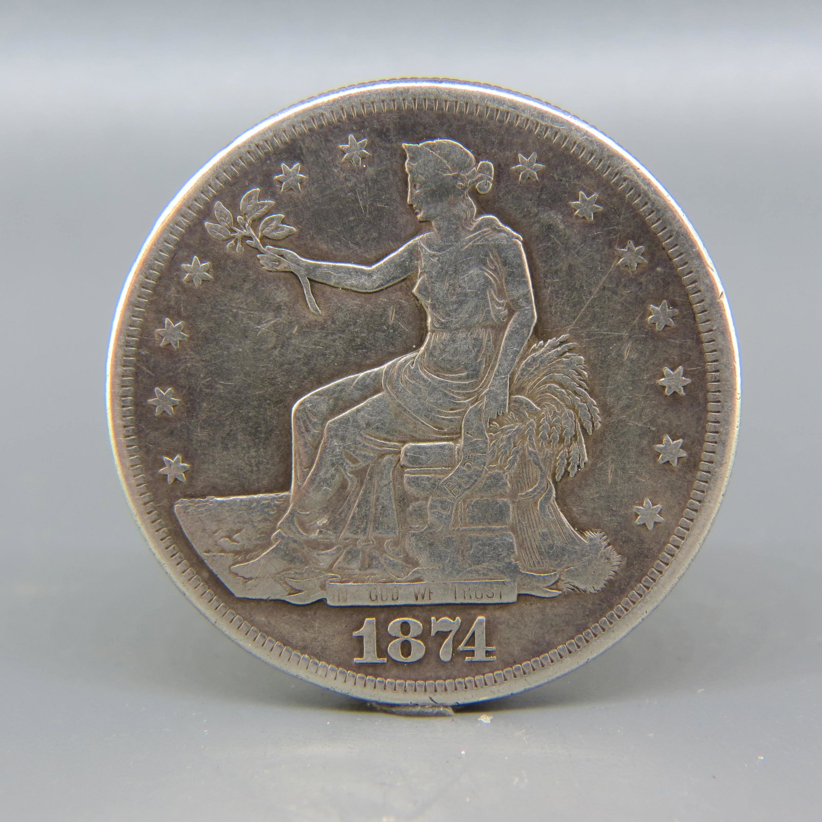 1874-S Seated Liberty Dollar "Opium" Dollar OPENS,: a neat well altered coin that legend states was used to hid opium inside.