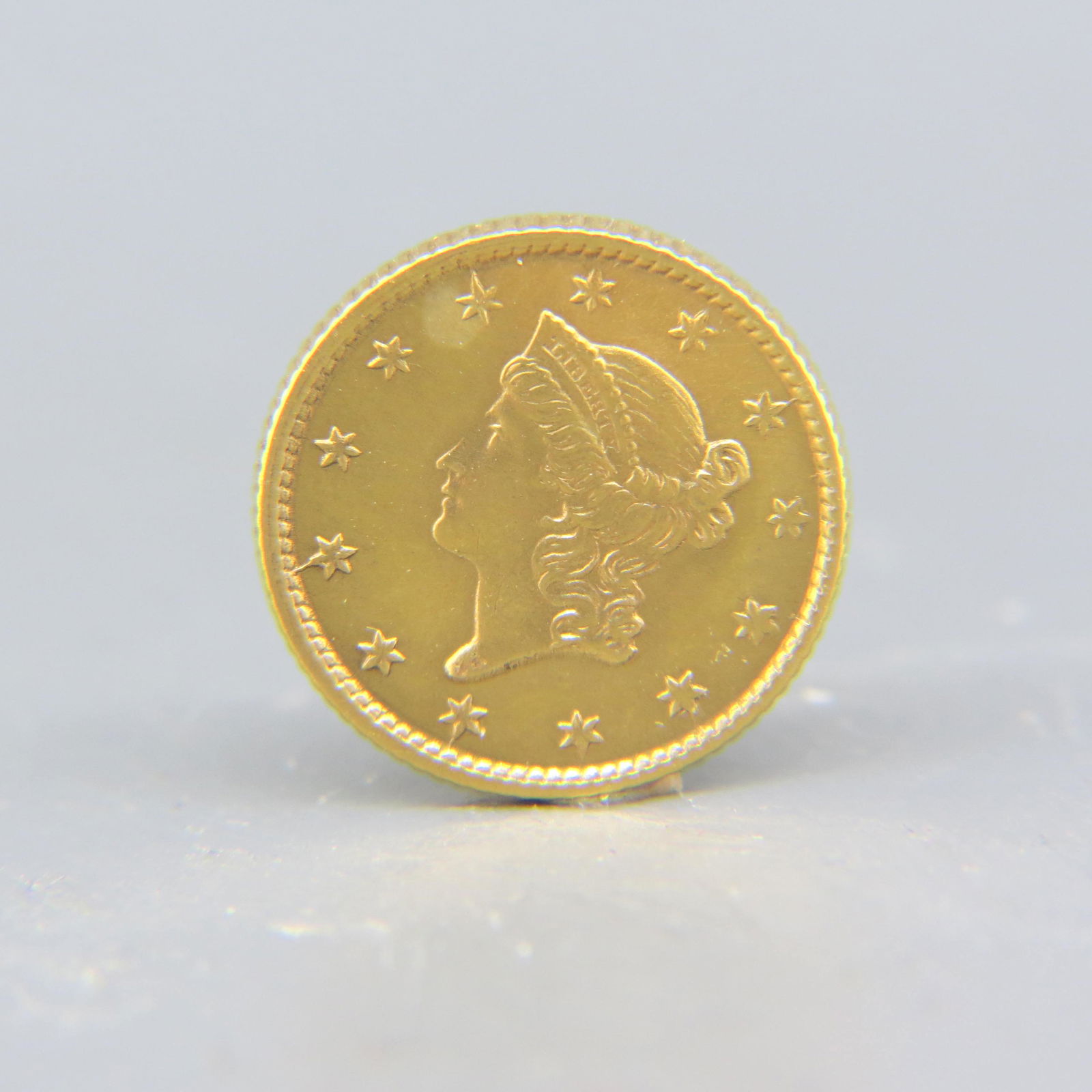 1854 $1.00 Liberty Head Gold Coin, (1 of 2)