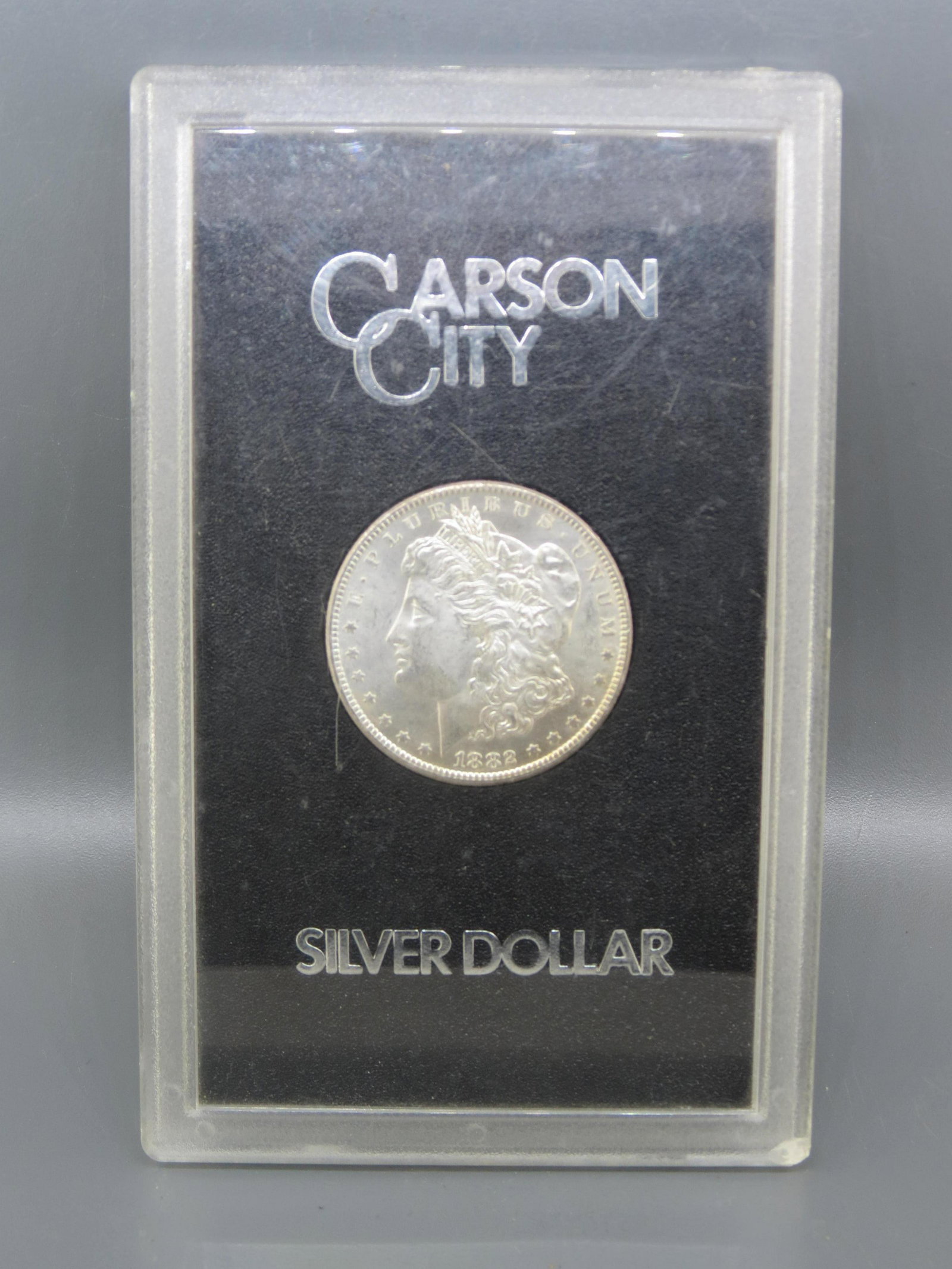 1882-CC Morgan Silver Dollar, GSA, uncirculated, (1 of 5)