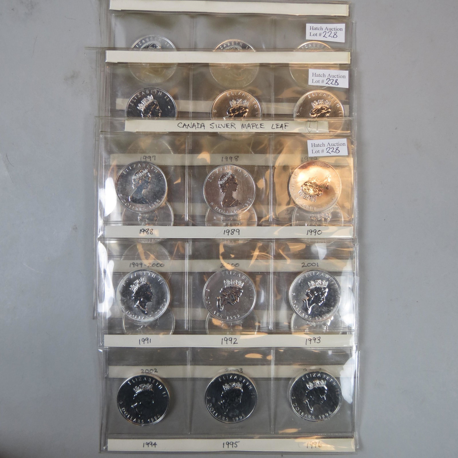 25 pc. Canada Silver Maple Leaf Collection, (1 of 3)