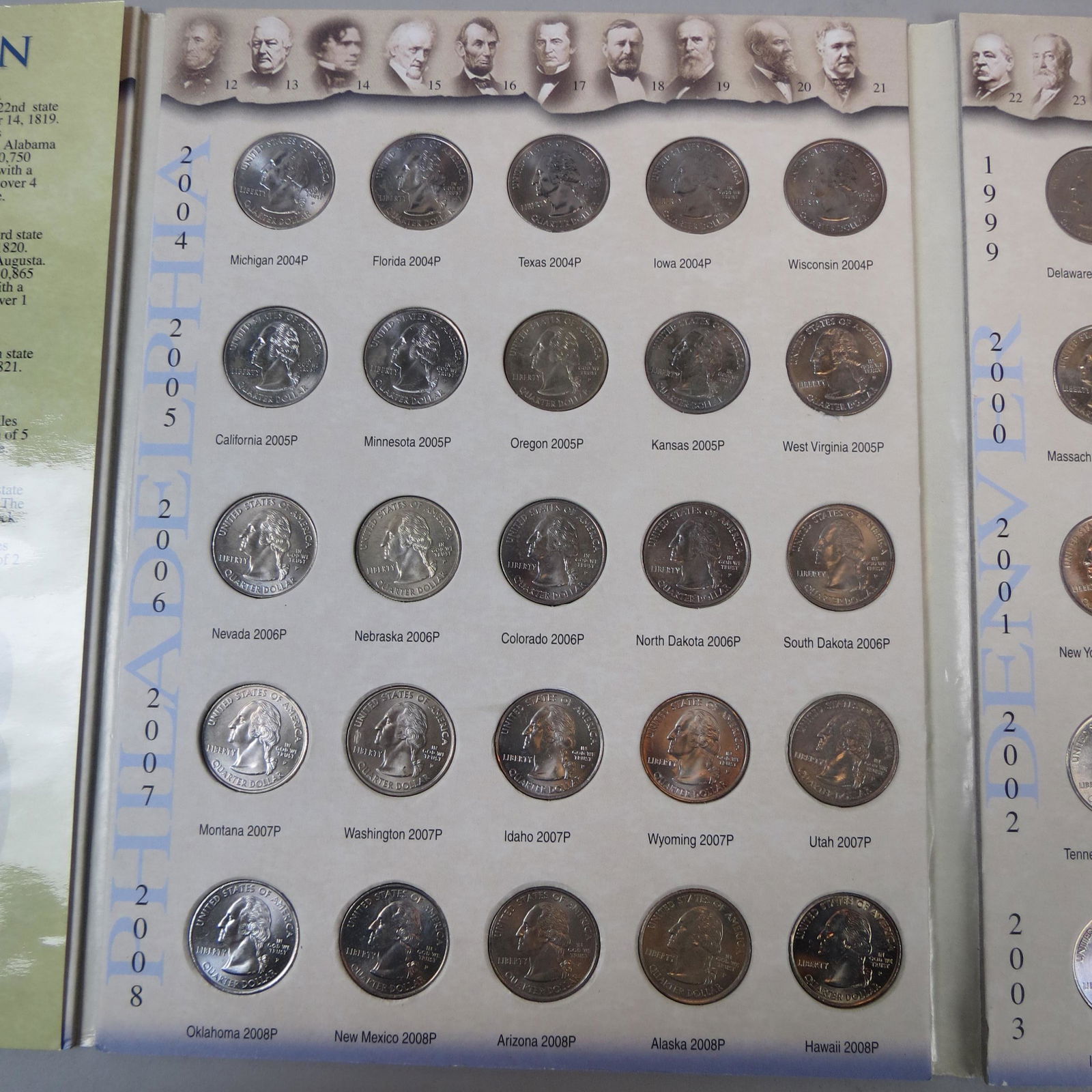 120 pc. Statehood Quarter Set in Deluxe Album, (1 of 4)