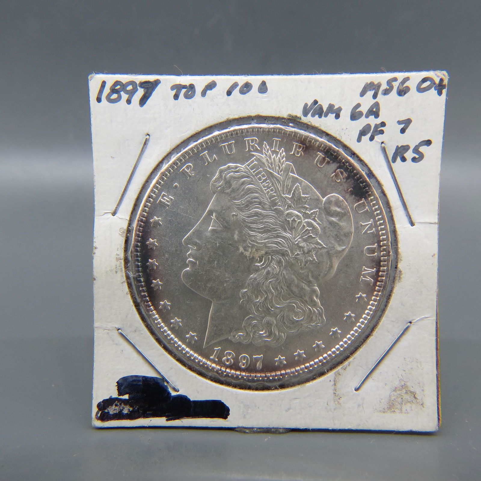 1897 Morgan Silver Dollar, Top 100 Vam #6A, (1 of 3)